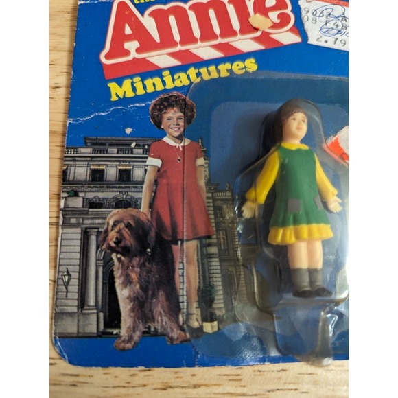 1982 The world of Annie miniatures movie figure sealed org packaging 9032 Annie - Picture 6 of 10